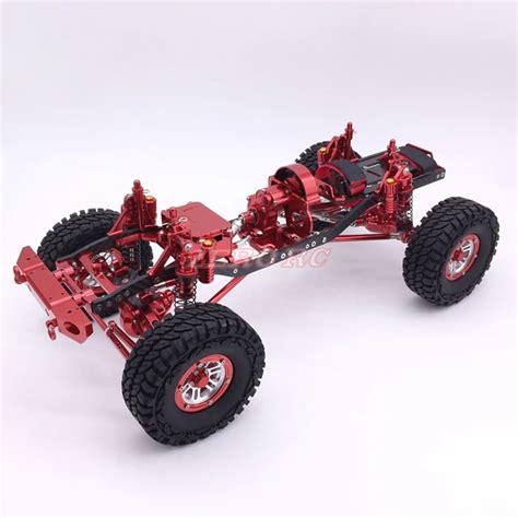 Cool Racing 1 10 Rock Crawler Rc Carro CNC METAL Chassis Quadro De