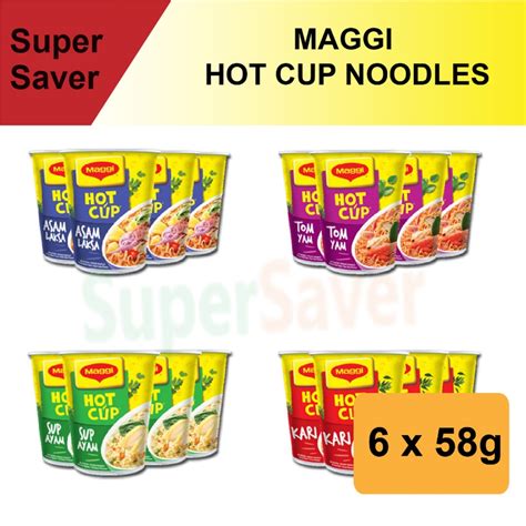 MAGGI HOT CUP NOODLES 6 CUPS Shopee Malaysia