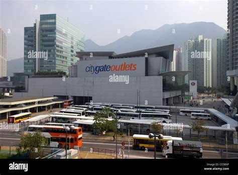 citygate outlets and bus station tung chung lantau island hong kong hksar china asia Stock Photo ...