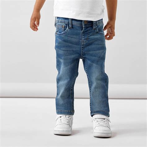 Jog Jeans Slim Fit Silas Dark Blue Denim Schattige Babykleertjes