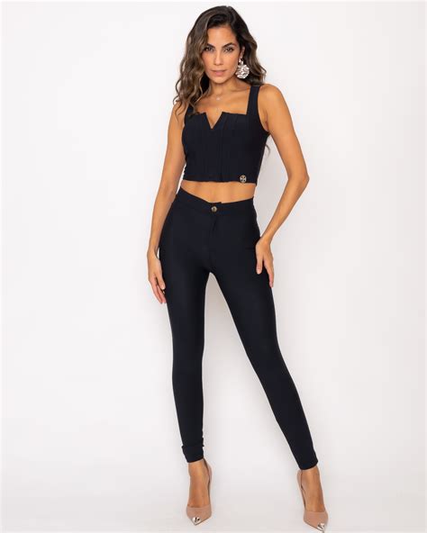 Fit You Cal A Miss Misses Legging Bolso Preto Miss