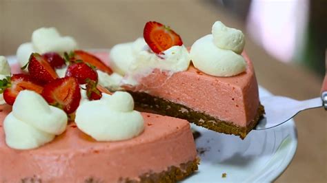 Torta Mousse De Frutillas IMPERDIBLE POSTRE YouTube