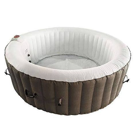 ALEKO Round Inflatable Hot Tub Spa with Cover - 6 Person - 264 Gallon ...