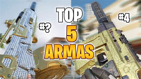 TOP 5 MEJORES ARMAS PARA RANKED ESTA TEMPORADA COD MOBILE YouTube