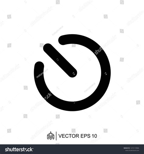 Power On Off Logo Icon Templatepower Stock Vector (Royalty Free ...