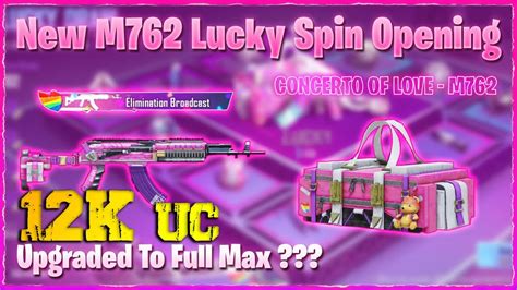 Concerto Of Love M762 Lucky Spin New M762 Skin Upgrade M762 Crate