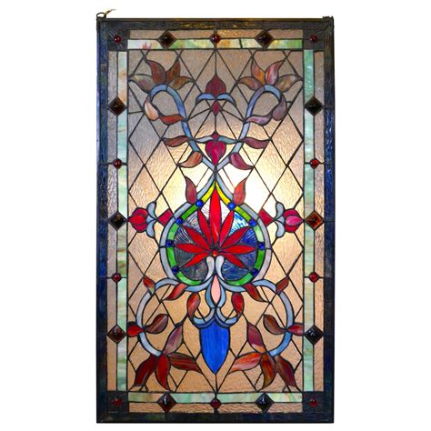 Iris Stained Glass Painting Window Cling Painting Stained Glass