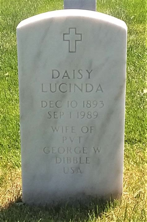 Daisy Lucinda Garr Dibble Find A Grave Memorial