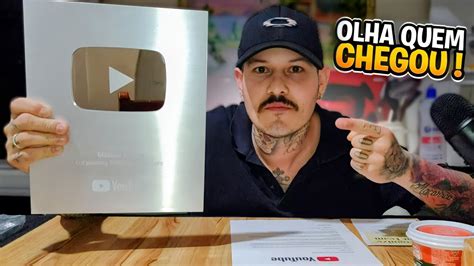 A T O Esperada Placa De Mil Inscritos Chegou Unboxing