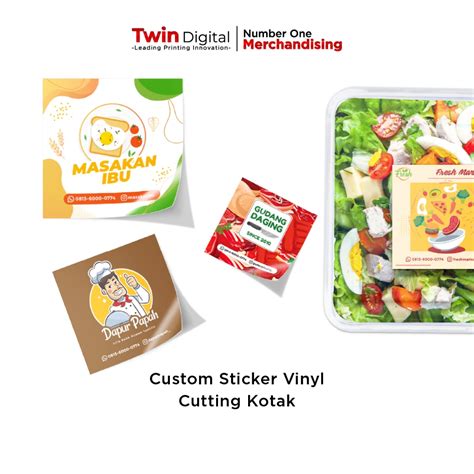 Jual Twindigital Custom Sticker Vinyl Cetak Stiker Label Toples Anti