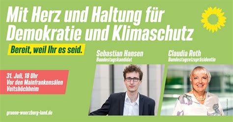 Mit Herz und Haltung für Demokratie und Klimaschutz Grünen in VHH