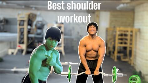 The Best Shoulder Workout For Fast Gains Youtube