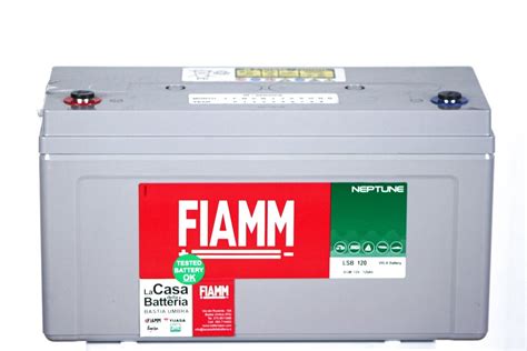 Batteria Cellula Camper Fiamm Neptune Agm Lsb Ah La Casa Della