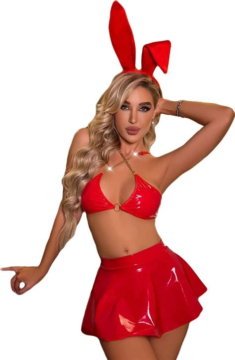 Jasmygirls Sexy Bunny Costumes For Women Naughty Cosplay Lingerie Anime