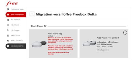 Freebox Delta la migration des abonnés Révolution est désormais