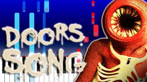 Doors ANIMATED RAP SONG Rockit Music Roblox Piano Tutorial YouTube