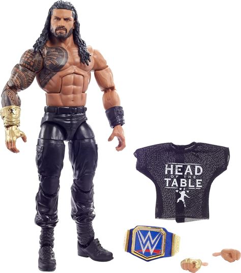 WWE Collection Élite figurine articulée de catch Roman Reigns visage