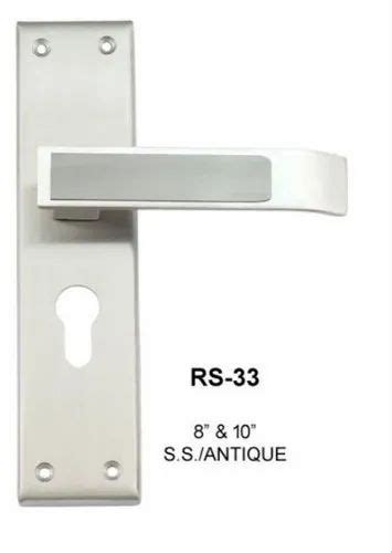 Zinc 8inch Silver Mortise Door Handle At Rs 399pair In Aligarh Id 25332756748