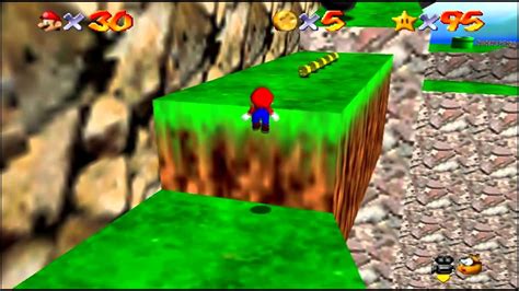 Super Mario 64 N64 Tiny Huge Island Star 2 The Tip Top Of The Huge Island Youtube