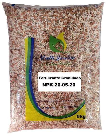 5kg NPK 20 05 20 Adubo Fertilizante Rosa Do Deserto Coqueiro Gramados