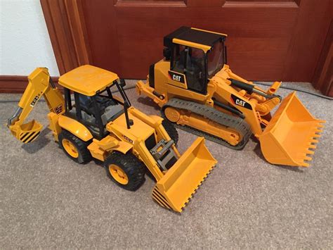 2 Bruder Tractors Backhoe Excavator Loader Adult Owned Shelf Queens ...