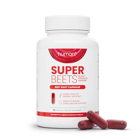 Humann Superbeets Beet Root Extract Supplement Pills Healthy Blood