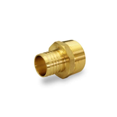 Everflow Epma0200 Nl 2 Pex X 2 Mip Brass Adapter Lead Free 24hr Supply