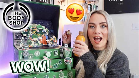 The Body Shop Advent Calendar Of Wishes And Wonders Unboxing Wow