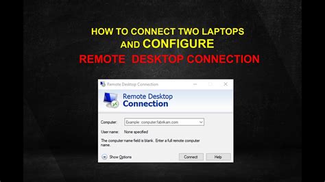 How To Connect Two Computers Using Lan Cable And Remotely Access