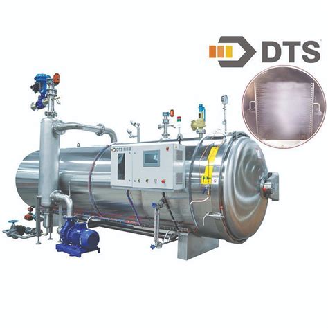 Dts Multi Product Application Water Spray Food Retort For Ready To Eat