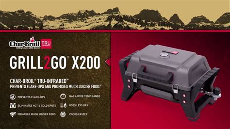 Char Broil Grill2go X200 Portable Bbq Youtube