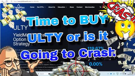 ULTY Yieldmax ETF Is CRASHING Should You BUY NOW Or Wait Till It