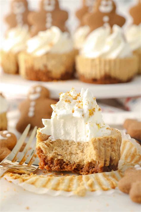 Mini Gingerbread Cheesecakes Beyond Frosting