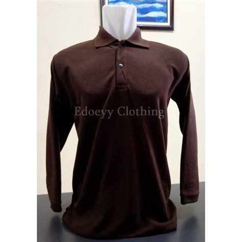 Jual Kaos Polo Lengan Panjang Kaos Kerah Lengan Panjang Polo Shirt Lengan Panjang Baju