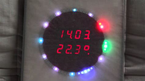 Led Ring Clock Ws2812 Youtube