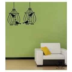 Buy Kayra Decor X Inch Pvc Birds In Cage Wall Design Stencil