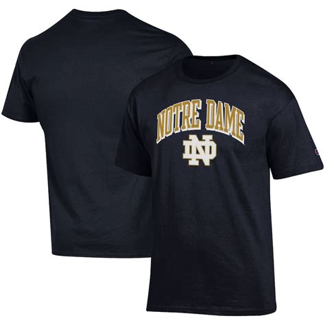 Champion Notre Dame Fighting Irish Navy Arch Over Logo T Shirt