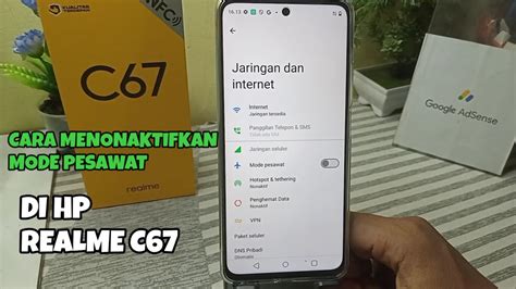 Cara Menonaktifkan Mode Pesawat Di Hp Realme C Youtube