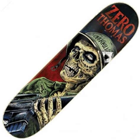 Zero Skateboards Zero Thomas Zombie Skateboard Deck 8125