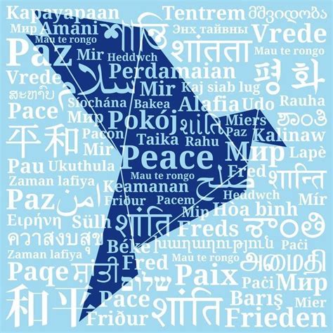 Peace In Any Language World Languages Word Search Artofit