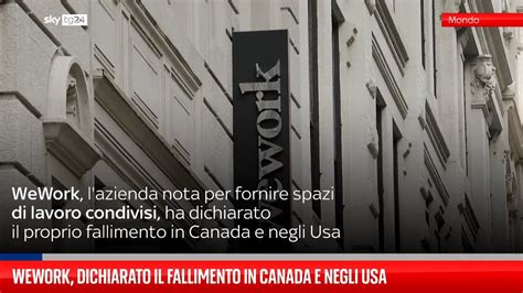 WeWork Dichiarato Il Fallimento In Canada E Negli Usa YouTube