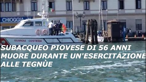 TG AZZURRA SUBACQUEO PIOVESE DI 56 ANNI MUORE ALLE TEGNÙE nr 101 18