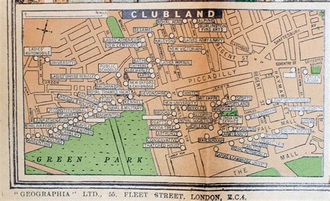 1913 Abc Pictorial Plan Of London Clubland Included With… Flickr