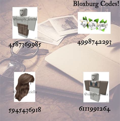 Vintage Bloxburg Outfit Codes