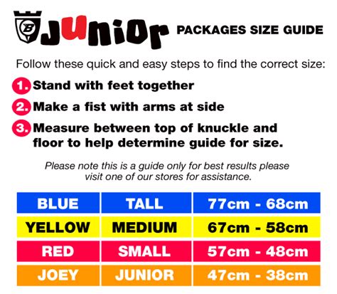 Golf Club Size Chart For Juniors - Greenbushfarm.com