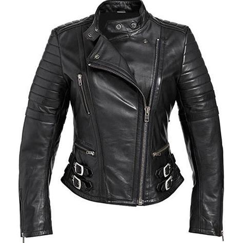 Blouson Moto Cuir Noir Pour Femme Taille S Cdiscount Auto