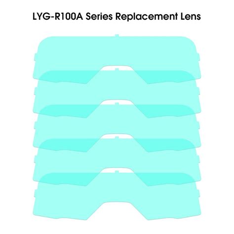 YESWELDER 5 PCS Outer Replacement Lens For LYG R10 Grandado