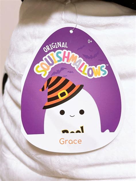 Squishmallows Official Halloween 16" Grace the Boo! Ghost Plush Doll Toy | #4560376037