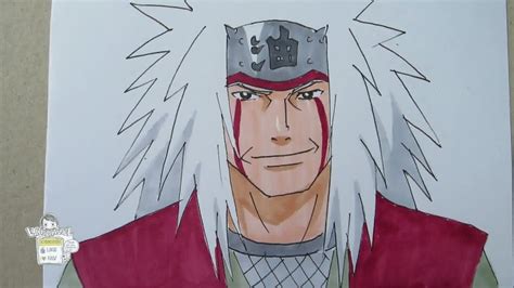 Jiraiya Drawing Step By Step