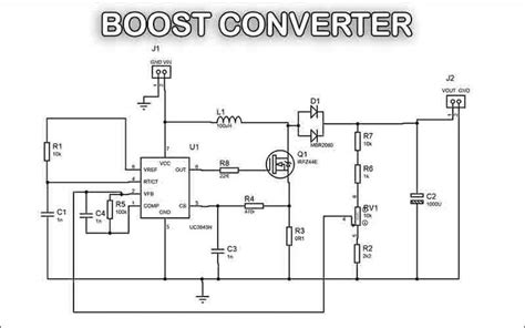 How To Make Dc To Dc Boost Converter Using Uc Schematic